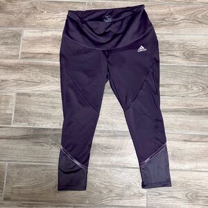 Adidas Purple Active Glam-on Leggings
